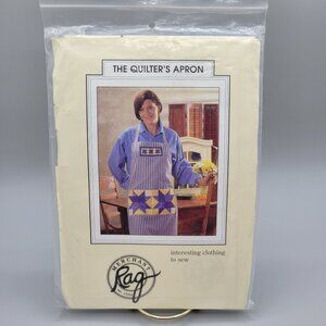 Rag Merchant The Quilter's Apron Pattern Sawtooth Star Pockets Block Border